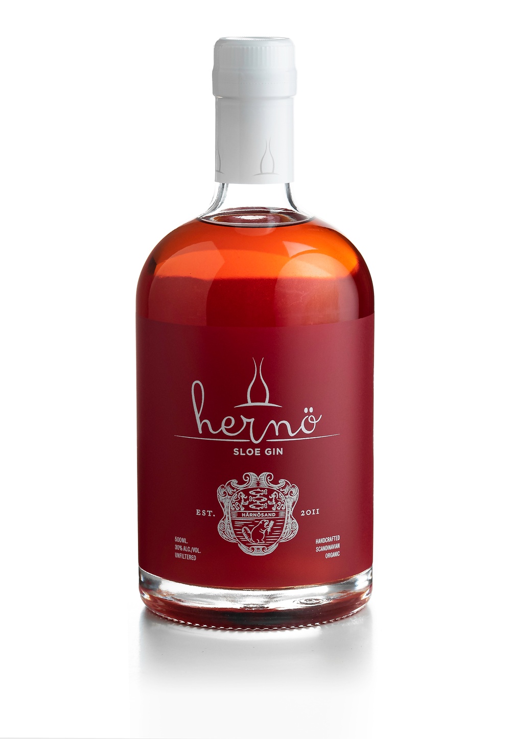 Hernö Sloe Gin is made from Hernö Gin and infused with organic sloe berries as a traditional Sloe Gin. A ruby red dream matured for three months together with ripe berries. Finally sweetened to achieve the perfect balance between the gentle dryness of the sloes and the floral freshness of Hernö Gin. Enjoyable on its own and goes very well in a Gin and Tonic.