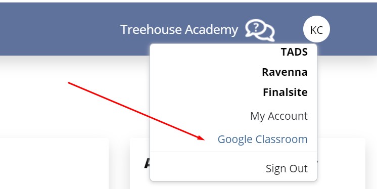 Sign In to Google Classroom