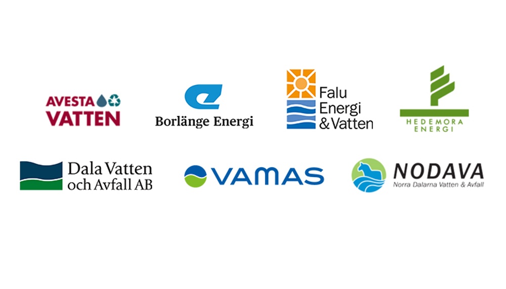 Avesta Vatten, Borlänge Energi, Falu Energi & Vatten, Hedemora energi, Dala Vatten och Avfall, Vamas, Nodava