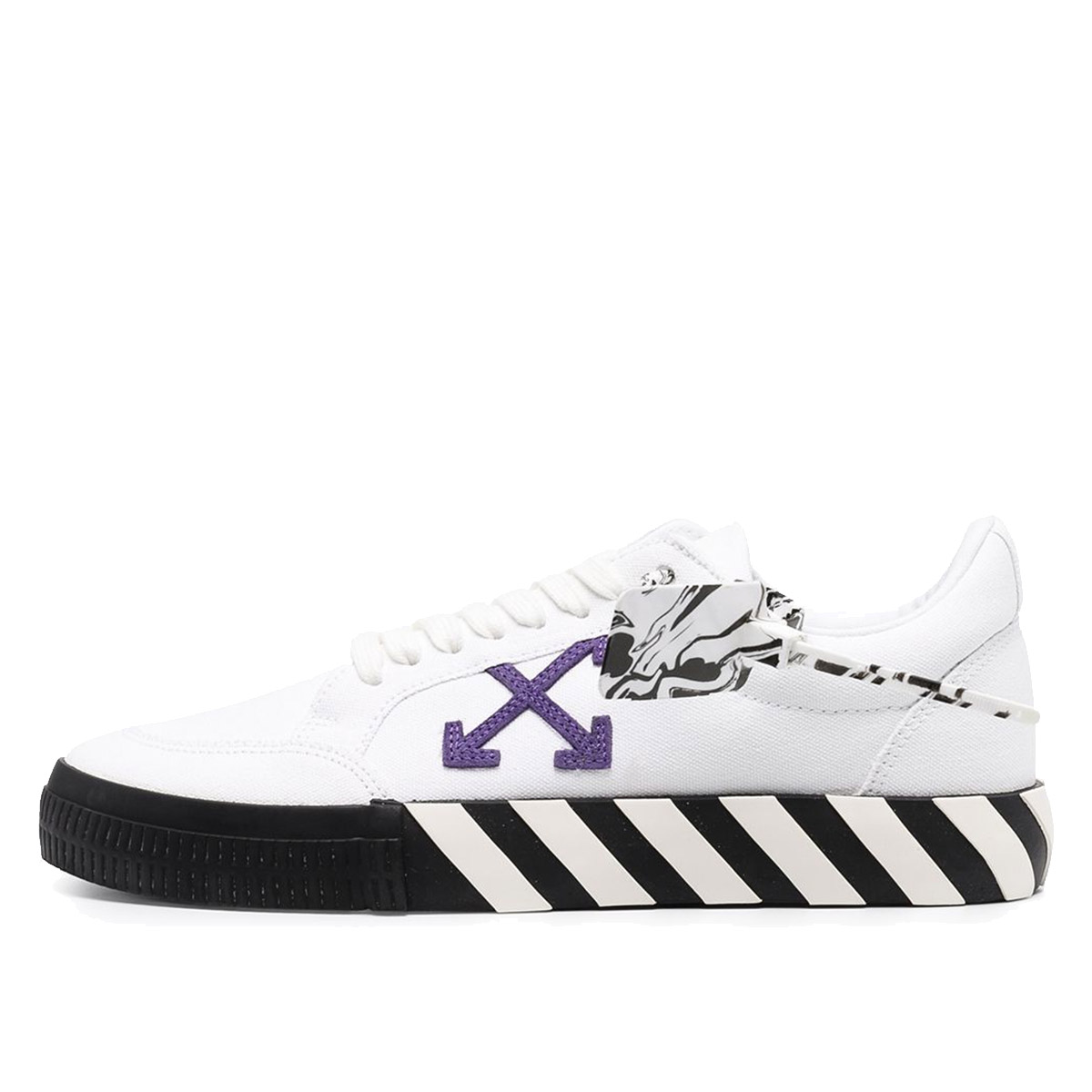 Luxury Off-White Vulc Low Top Sneaker White Purple (2020 ...