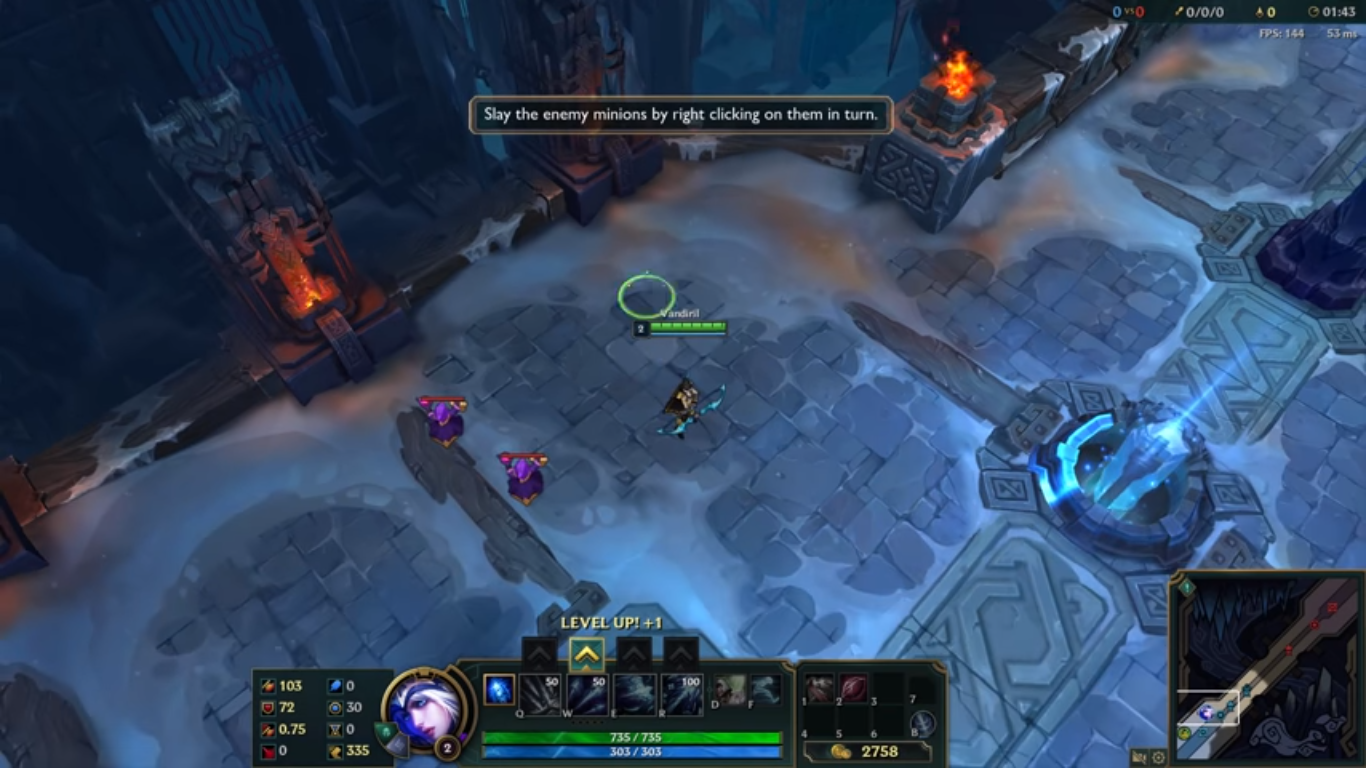 league of legends video game onboarding