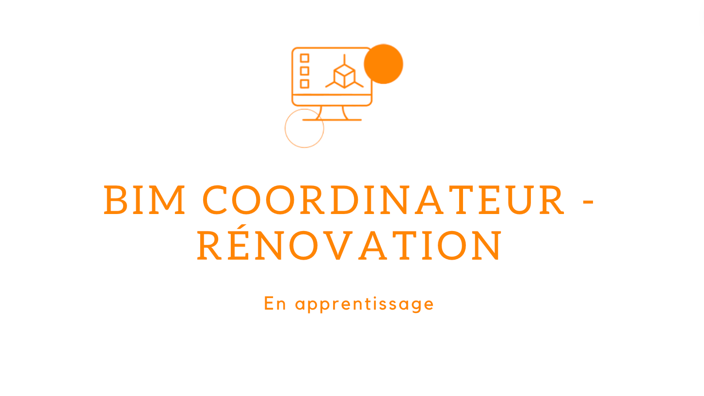 Représentation de la formation : BIM Coordinateur - rénovation - en apprentissage