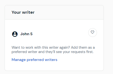 Preferred writers and why you need them