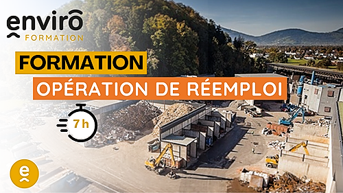 Représentation de la formation : Economie circulaire : Comment conduire une opération de réemploi ?