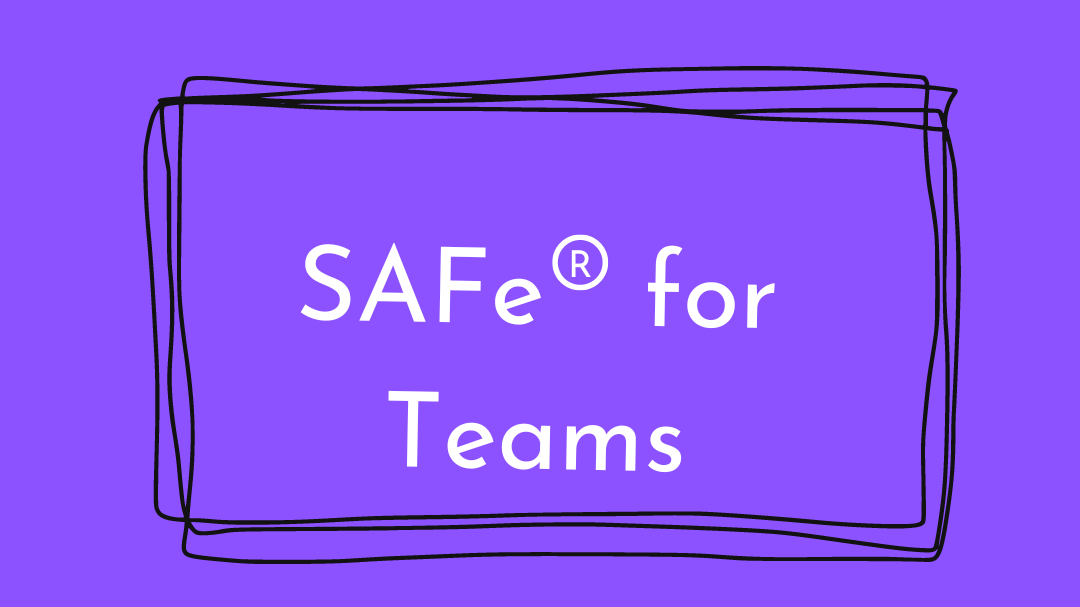 Représentation de la formation : Formation SAFe®  for teams