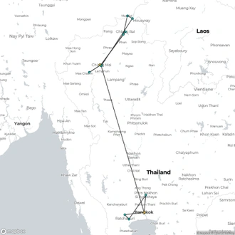 tourhub | Today Voyages | "Indimenticabile Avventura in Solitaria" | Tour Map