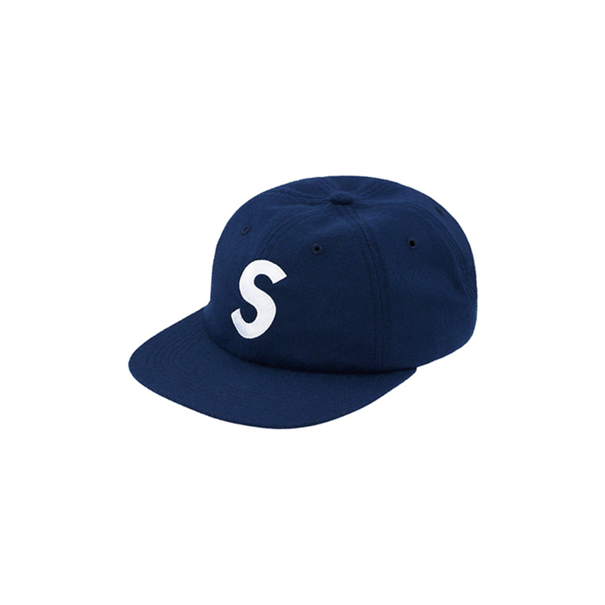 Supreme Wool S Logo 6-Panel Cap Navy (FW19) | TBD - KLEKT