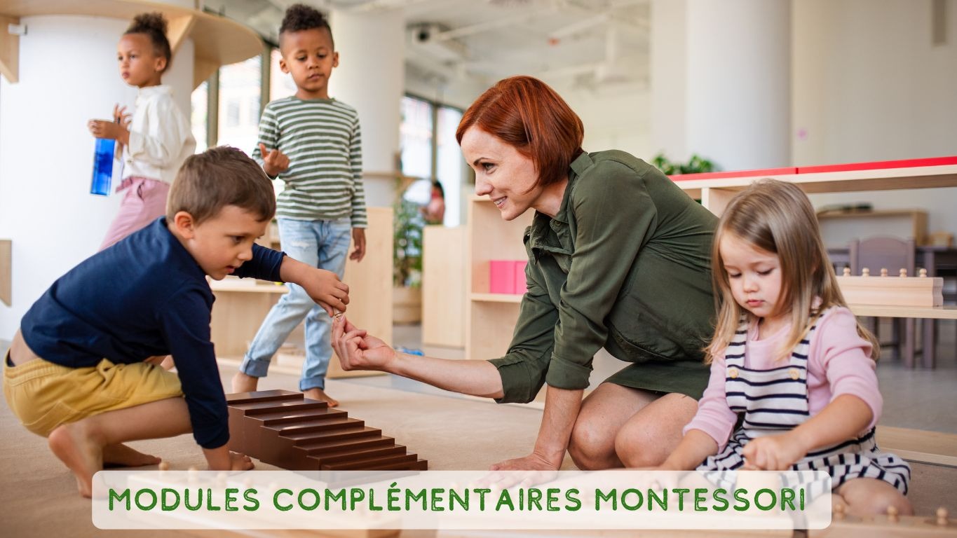 Représentation de la formation : Module Complémentaire Montessori 
1/ je pose mon ambiance 0-3 ans ou 3-6 ans