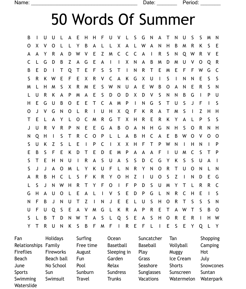 12th Grade Transition Word Search - WordMint