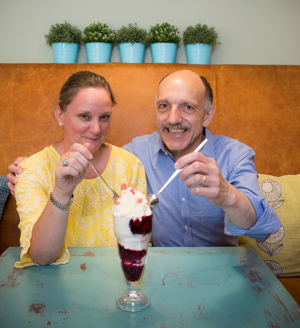 Gerard and Nina Basset pictured at the Spot in the Woods in summer 2018