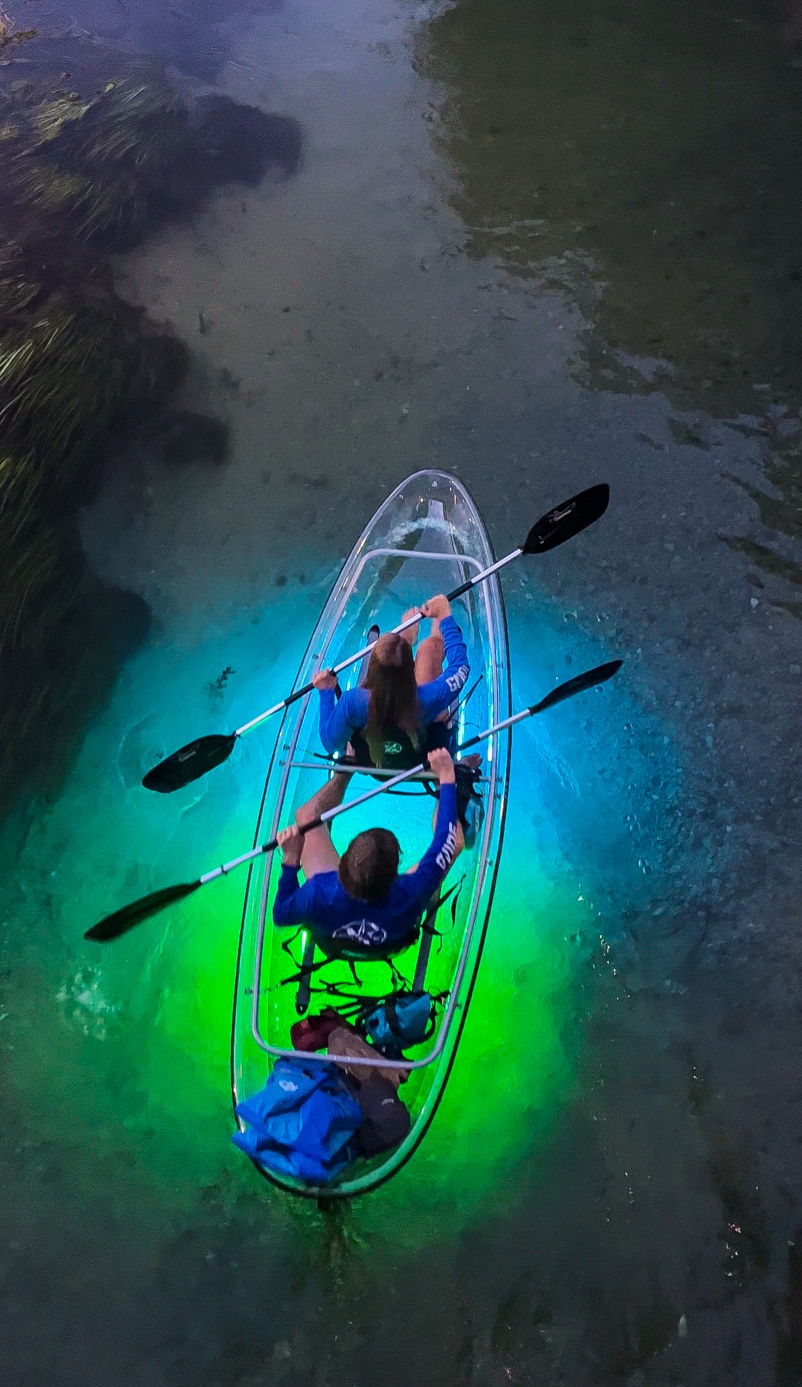 Insta-worthy Glowing See-Through Kayak Sunset Tour image 12