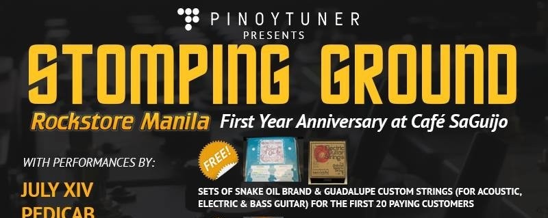 Rockstore Manila First Year Anniversary at Saguijo