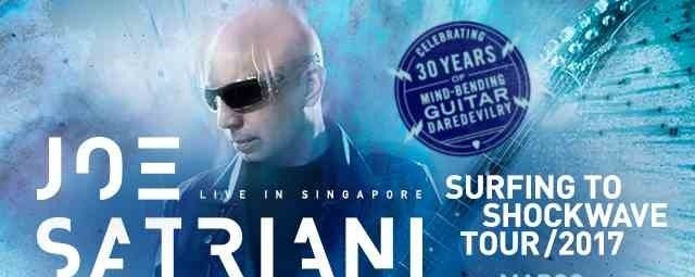 Joe Satriani - Surfing To Shockwave Tour 2017 - Live in Singapore