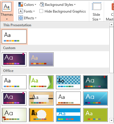 Powerpoint themes