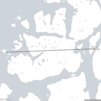 tourhub | Today Voyages | Polar Nights in Tromsø & Sommarøy Island | Tour Map