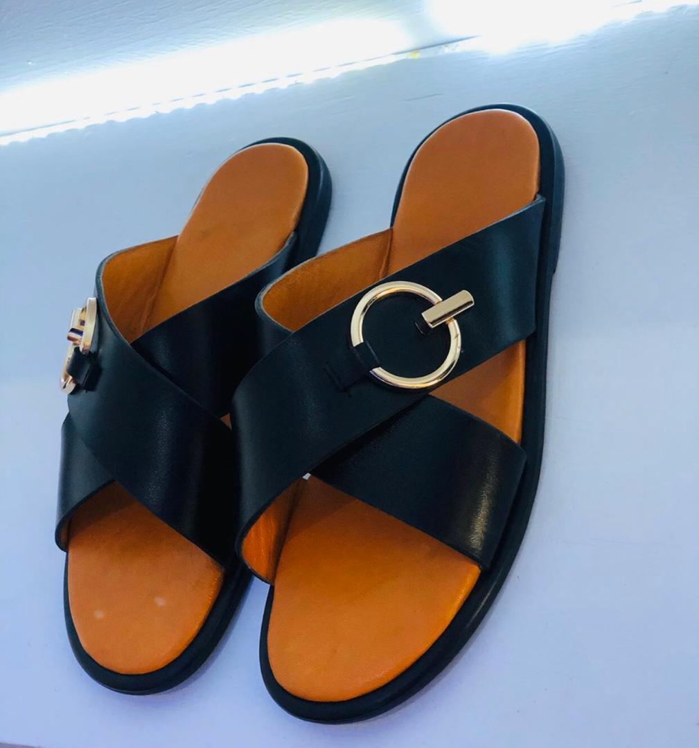palm slippers - Olushola footsaver