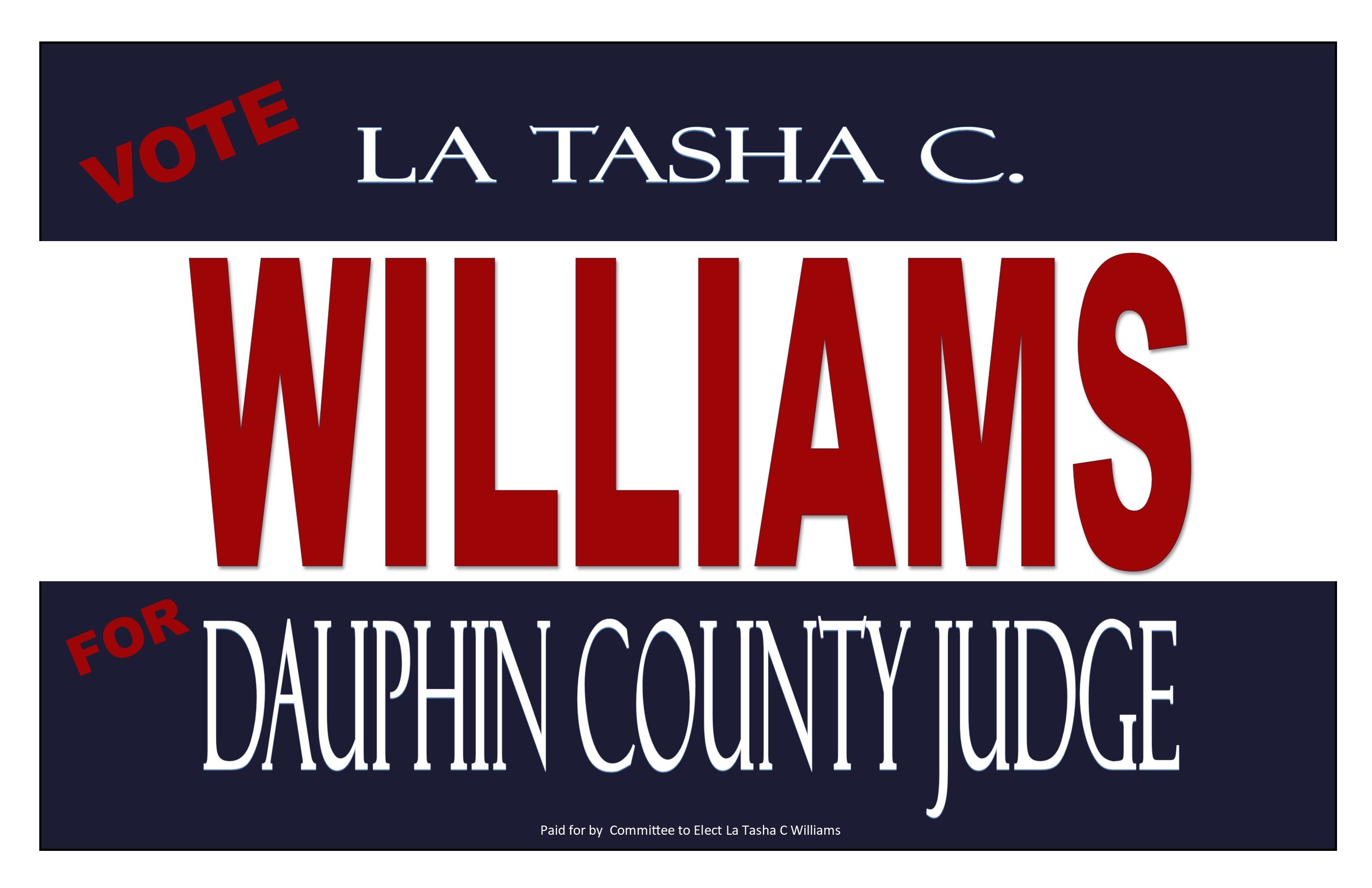 Committee to Elect La Tasha C Williams logo