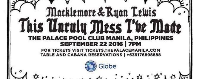 This Unruly Mess I've Made World Tour - Macklemore & Ryan Lewis Live in Manila