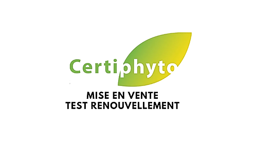 Représentation de la formation : CERTIPHYTO MISE EN VENTE, VENTE DES PRODUITS PHYTOPHARMACEUTIQUES (MVV) TEST RENOUVELLEMENT