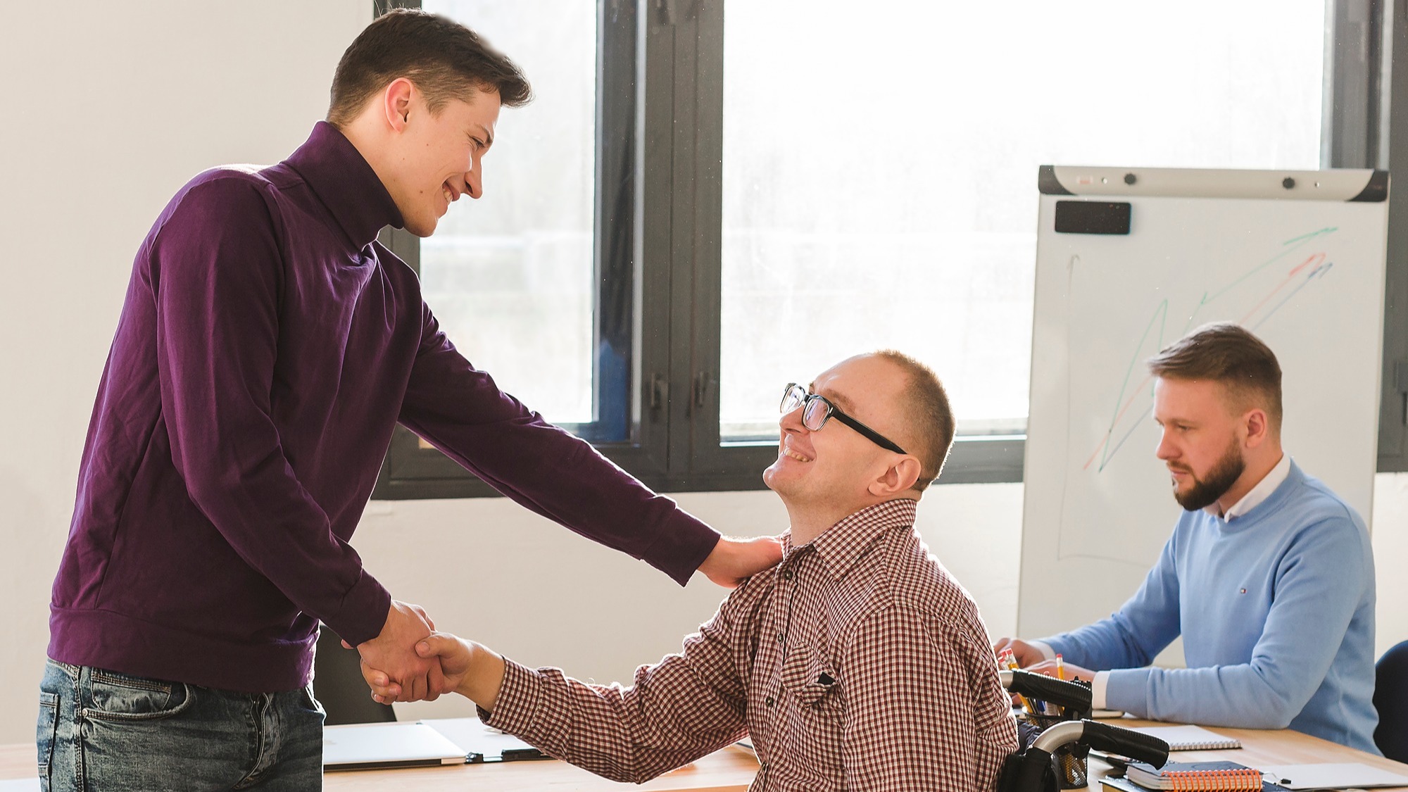 Représentation de la formation : Accueillir un collègue en situation de handicap