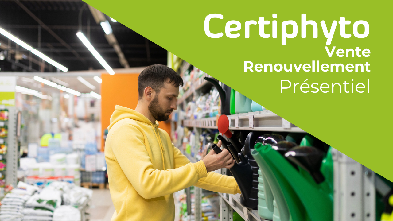 Représentation de la formation : Certiphyto Renouvellement Vente