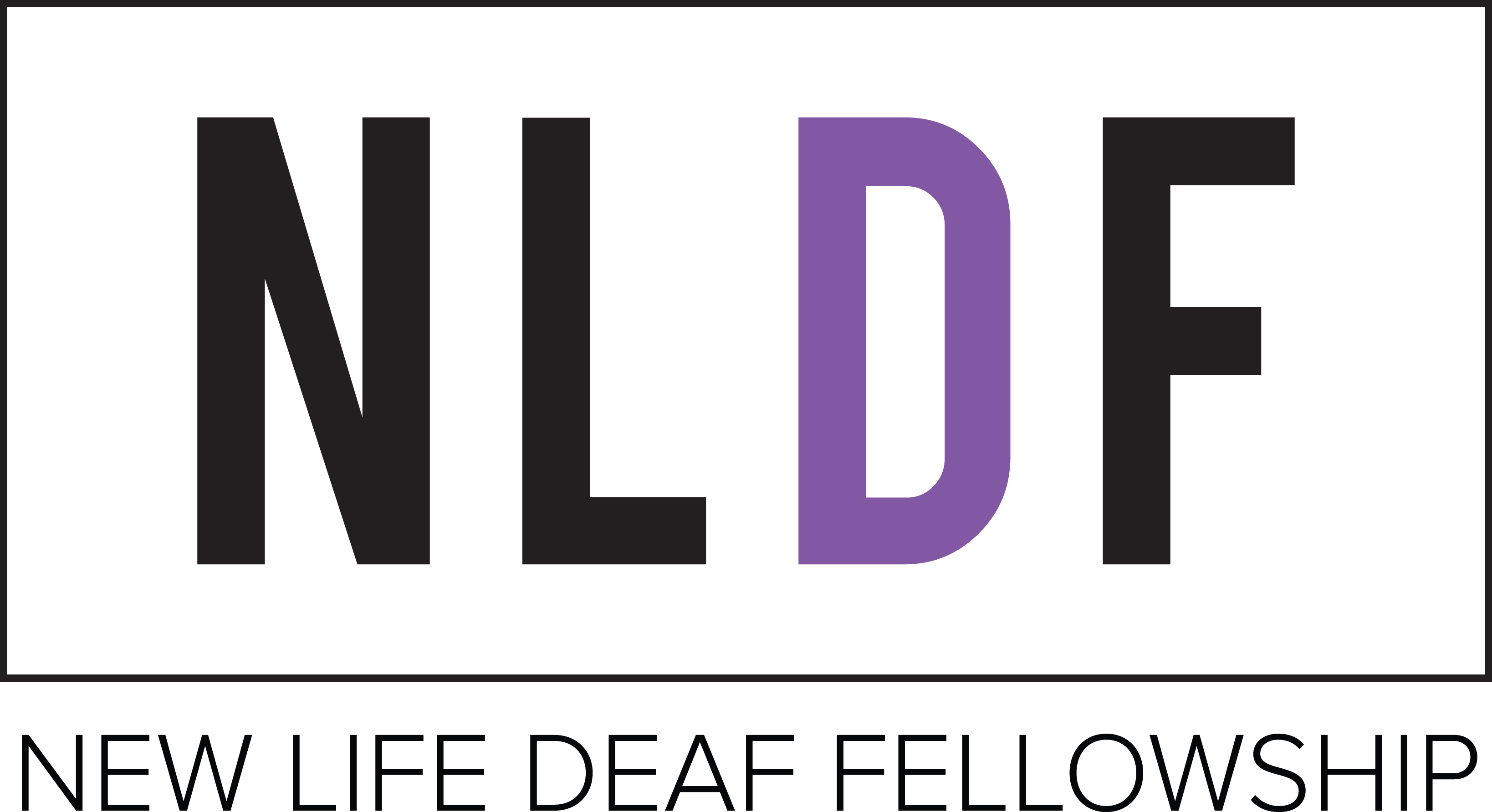 New Life Deaf Fellowship logo