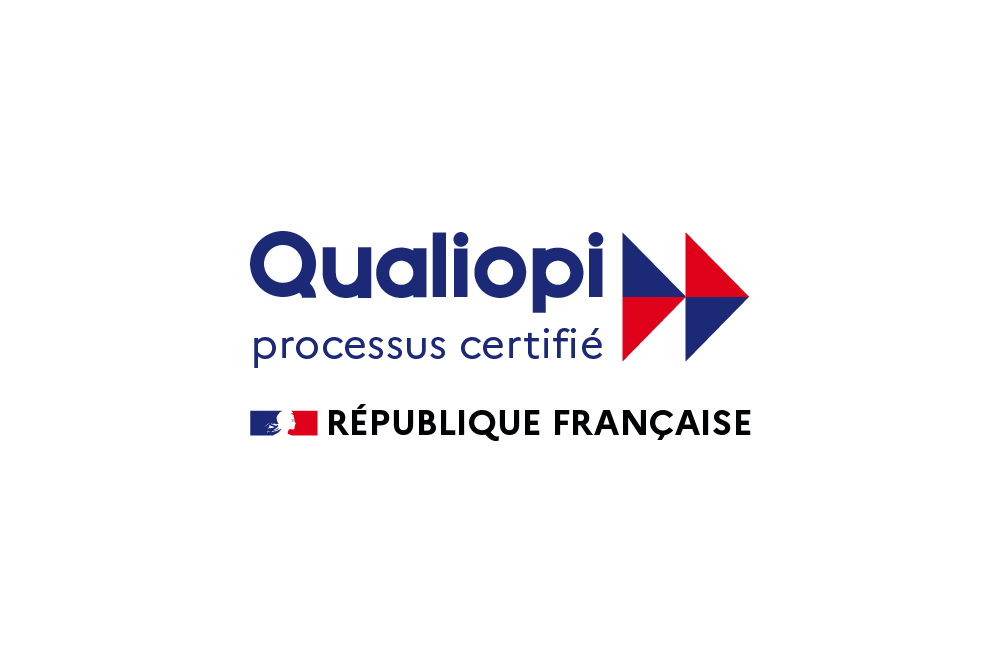 La certification Qualiopi a été délivrée au titre de la catégorie d’action suivante :  ACTIONS DE FORMATION  CERTIFICAT N° : 92215  Date de validité : Du 15/06/2021 au 14/06/2024