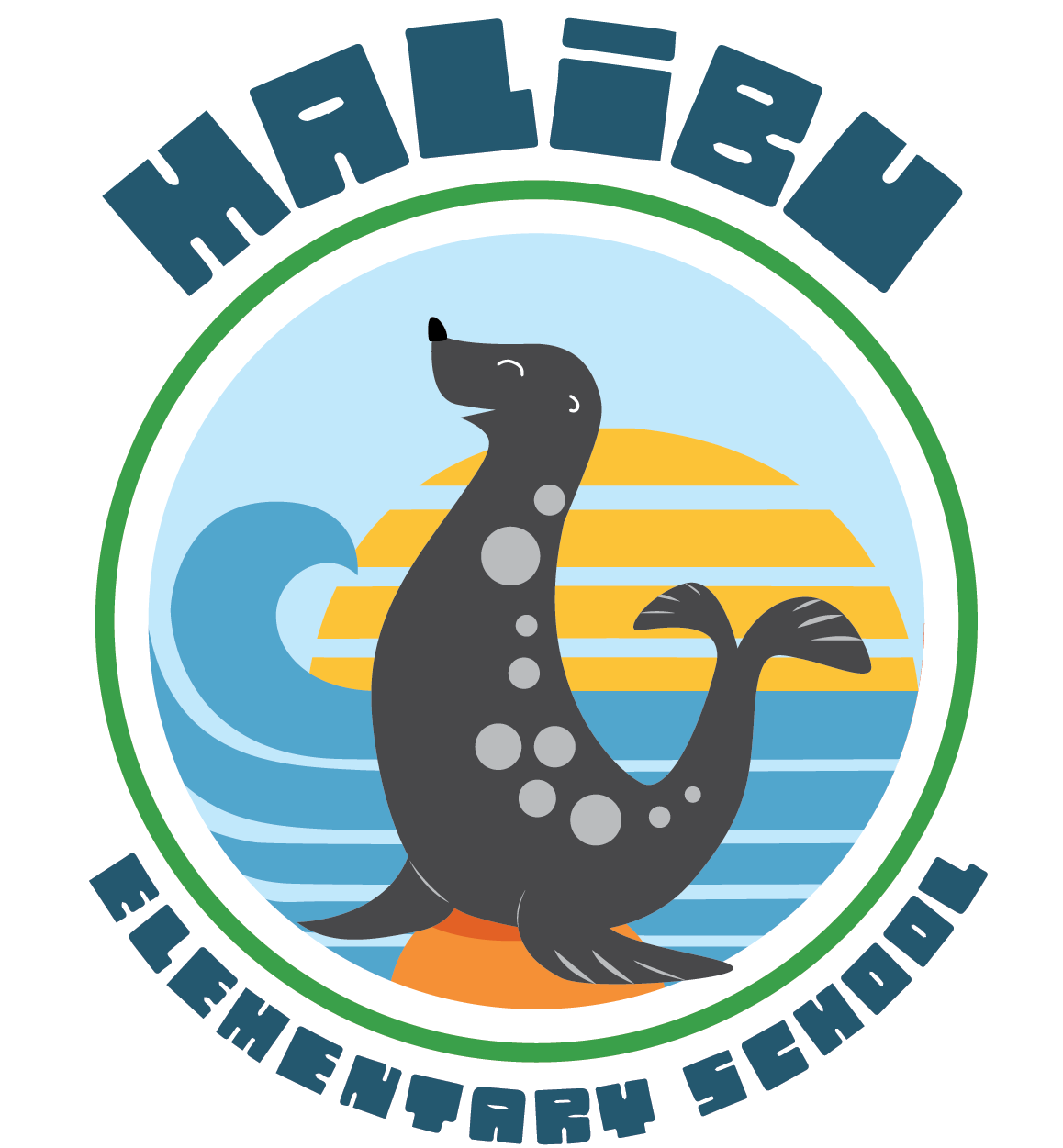 Malibu Elementary School  PTA logo