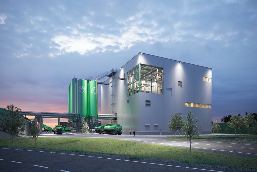 Ragn-Sells‘ first plant is currently being constructed in Upplands-Bro outside Stockholm. The planned second factory will be built in a suitable location in southern Sweden, southern Norway, or Denmark.