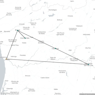 tourhub | Brightwater Holidays | Route of the Almond Blossom 7939 | Tour Map