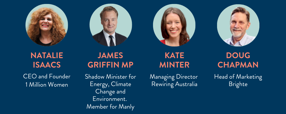 panel of guest speakers: Natalie Isaacs, James griffin MP, Kate minter, Doug Chapman