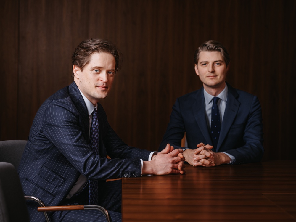 Simon Peterson och Carl Bertilsson, portföljförvaltare för Didner & Gerge Aktiefond