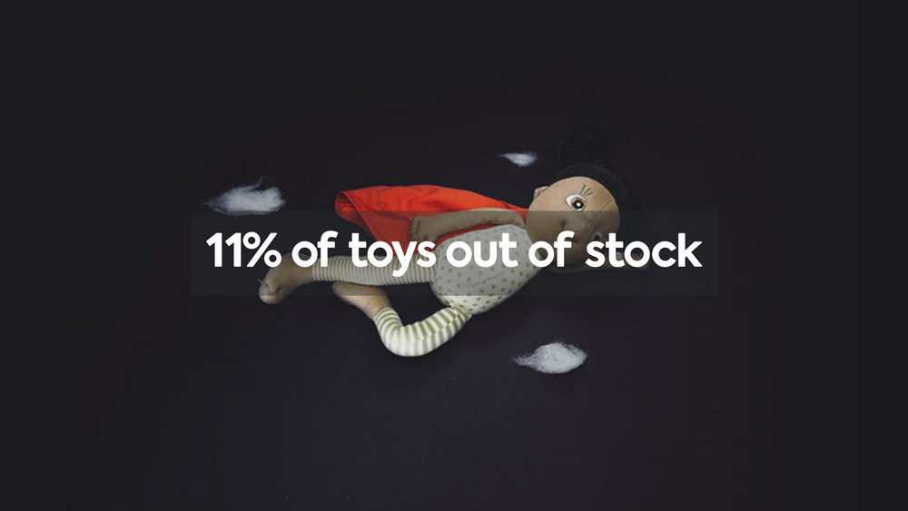 Toys out of stock