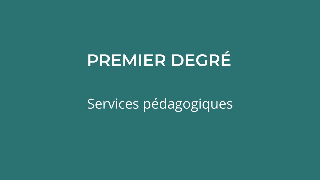 Représentation de la formation : 70OS1D01 : Premier degré - Services pédagogiques