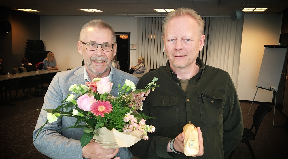 Jalle Svanberg som kliver av som styrelseordförande för Swedish Lapland Visitors board och Peter Engström tar hans plats. 