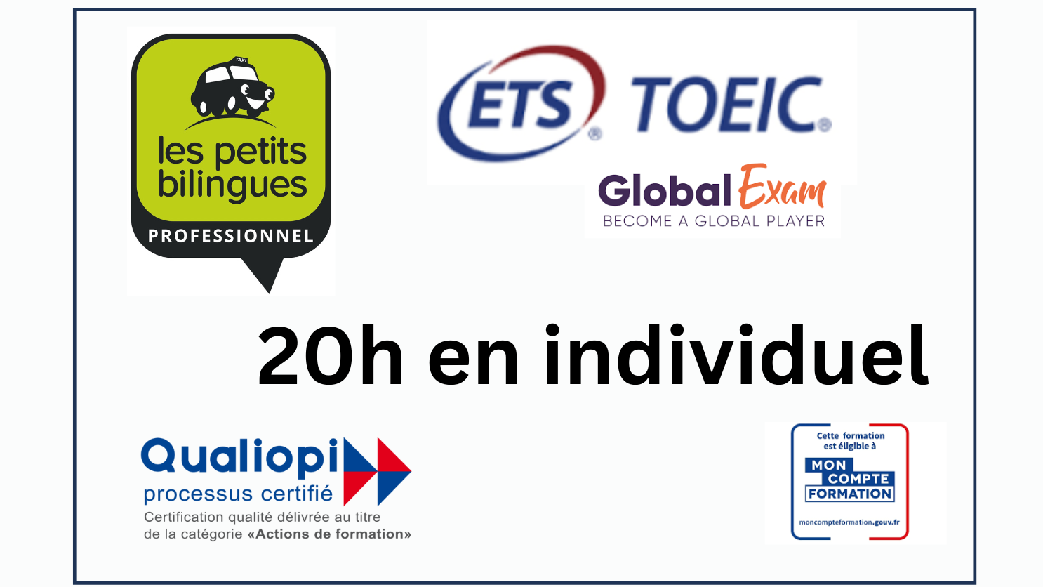 Formation Anglais Professionnel + TOEIC