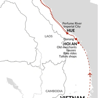 tourhub | Explore! | Simply Vietnam | Tour Map