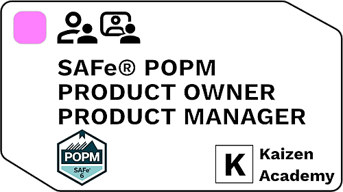 Représentation de la formation : Formation SAFe® POPM Product Owner Product Manager