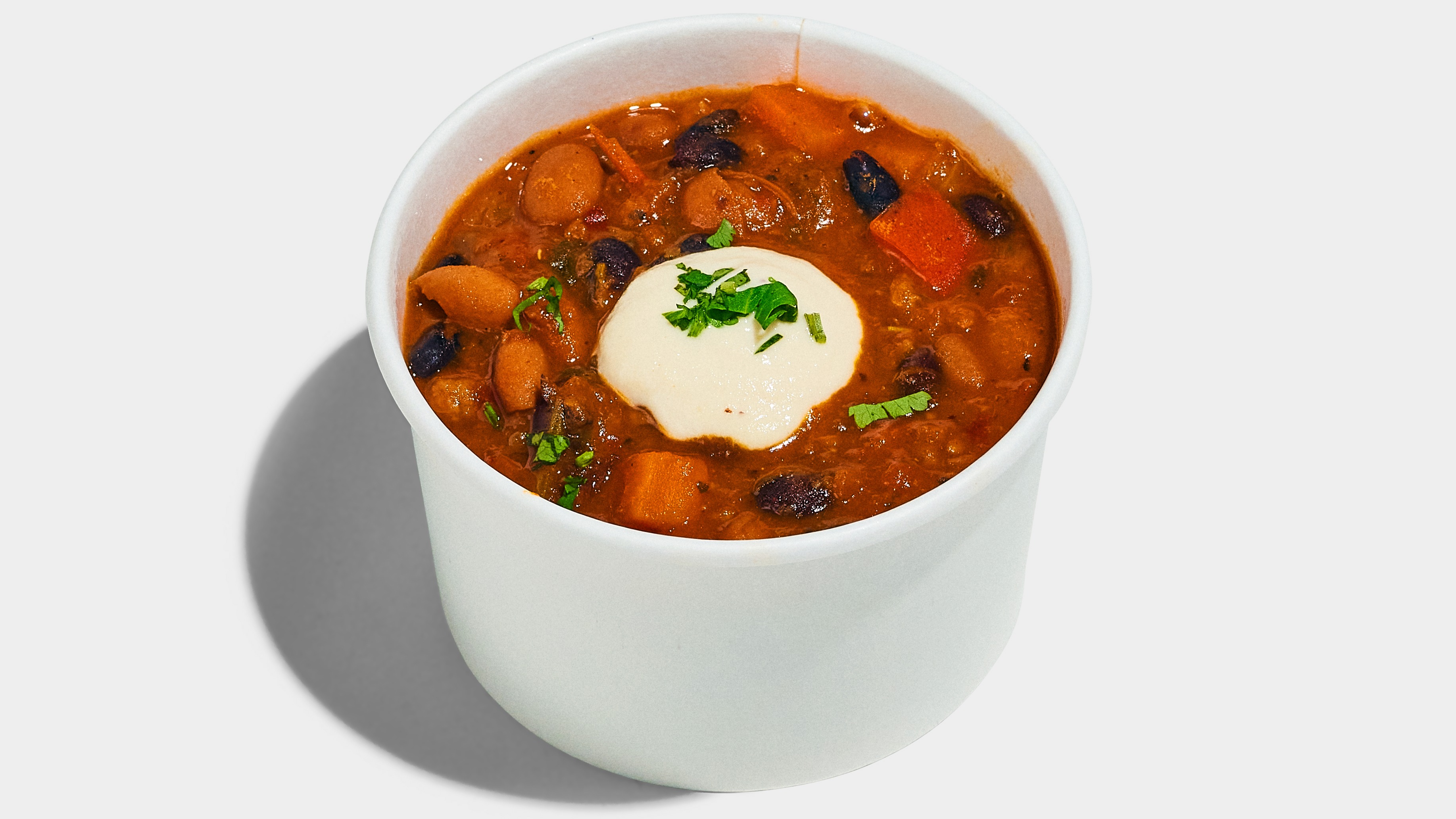 Large Two Bean Chili with Cashew Cream