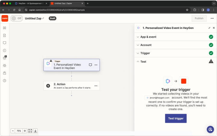 How to Output Personalized Video Results to Zapier