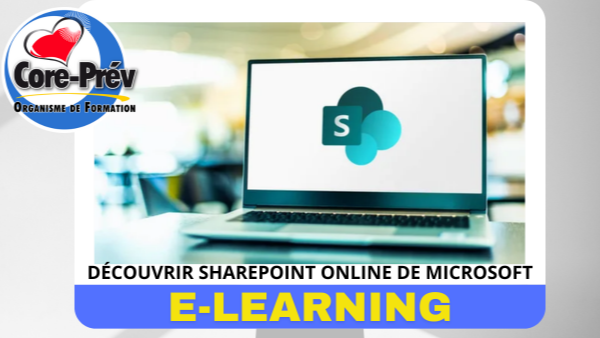 Représentation de la formation : DÉCOUVRIR SHAREPOINT ONLINE DE MICROSOFT