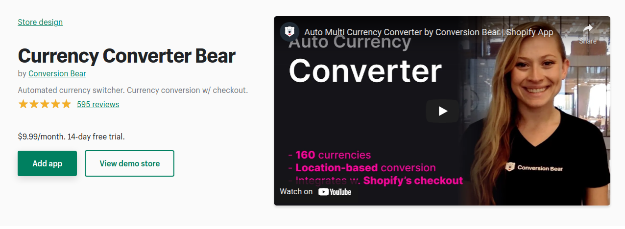Currency converter app