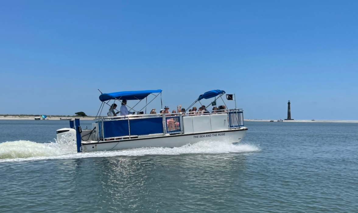 Morning Dolphin Boat Tour on The Sea & The Rose