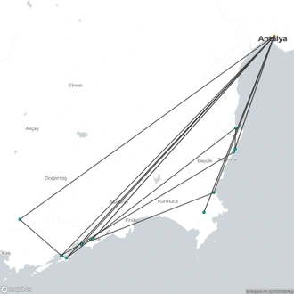 tourhub | Today Voyages | Mediterranean Cruise | Tour Map