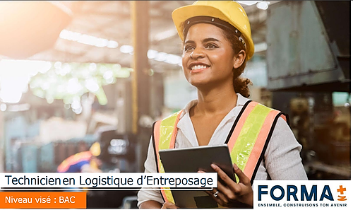 Représentation de la formation : TP Technicien en logistique d'entreposage