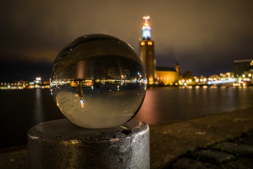 Stockholm stadshus kvantteknik spegelvänd flipped