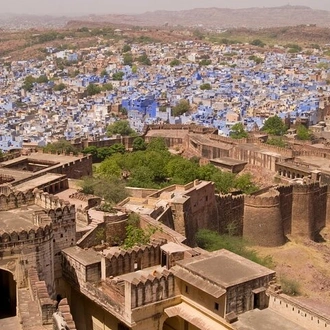 tourhub | Jee Tours | 9-Day Golden Triangle Tour with Jodhpur and Pushkar by Motor Bike 