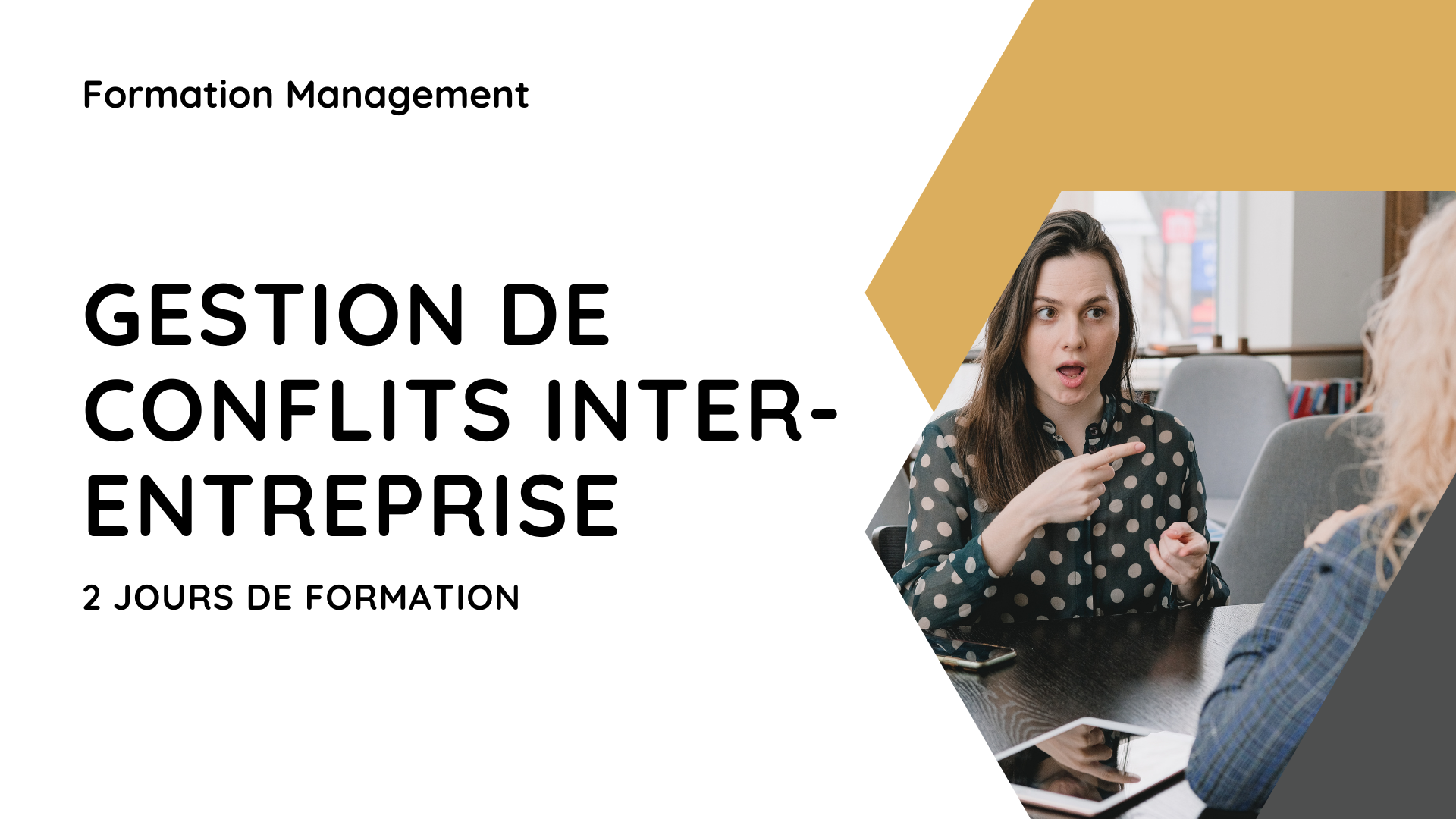 Représentation de la formation : FORH3 - FORMATION GESTION DE CONFLITS INTER-ENTREPRISE