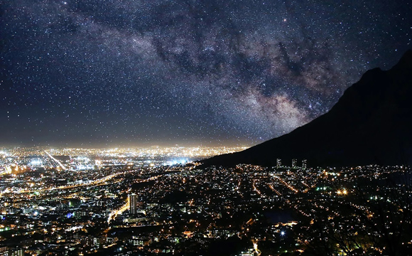 Eviter la pollution lumineuse pour l'observation des étoiles.