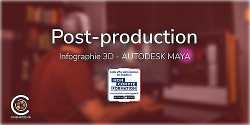 Représentation de la formation : Infographie 3D - Autodesk Maya